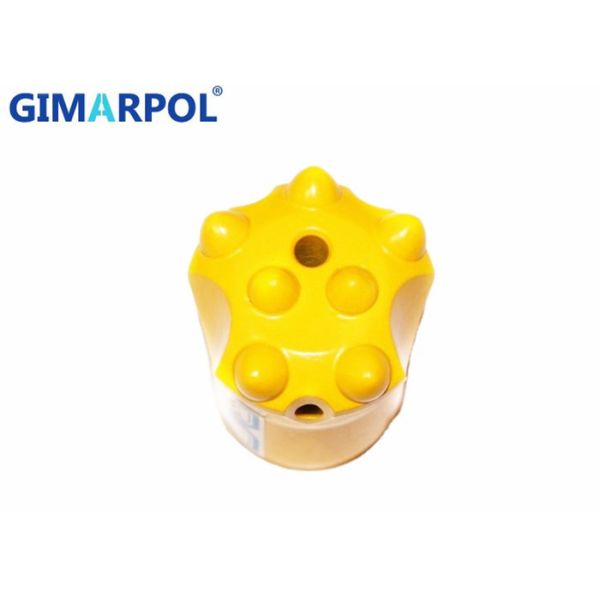 Tapered 36mm 6 Buttons Rock Drilling Bit For Rock Drilling And Quarrying