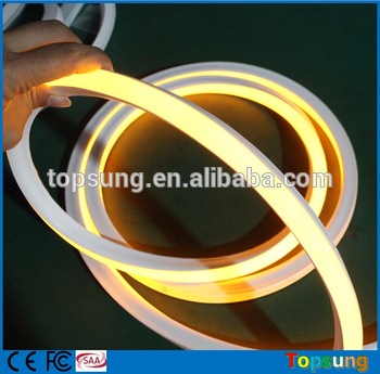 super brightness yellow square neon led light smd2835 pvc tube 12v for house