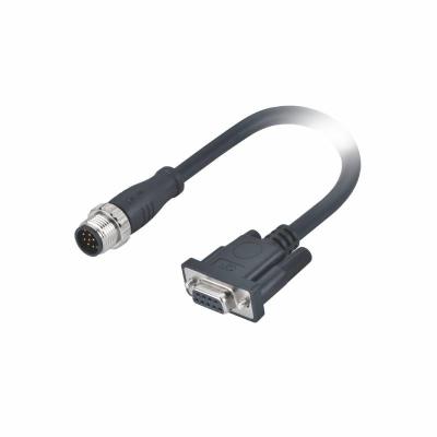 o PWB secundário do cabo IEC60807 3 de 5A 30V M12 D contacta a terminação de solda