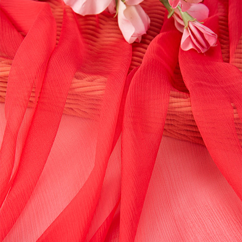 шелк Crepon сплошного цвета 21gsm 5mm крепирует материал платья шелка ткани чистый