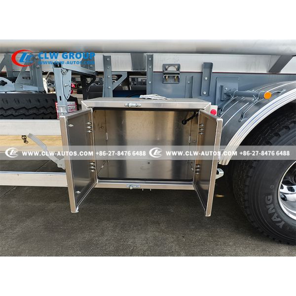 38000L Capacity 3-Compartment Aluminum Alloy Fuel Tank Semi-Trailer for Bulk Fuel Transport
