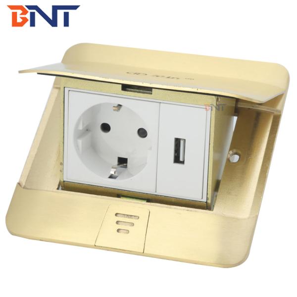 usb connector waterproof design copper floor socket
