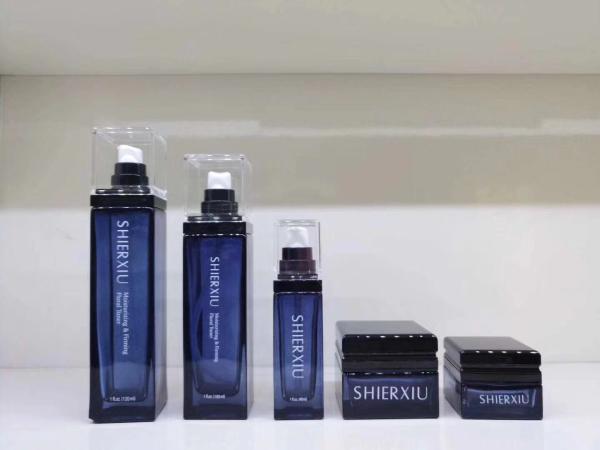 Les pots crèmes cosmétiques en verre /Lotion met l'OEM en bouteille écologique d'emballage de soins de la peau et de maquillage