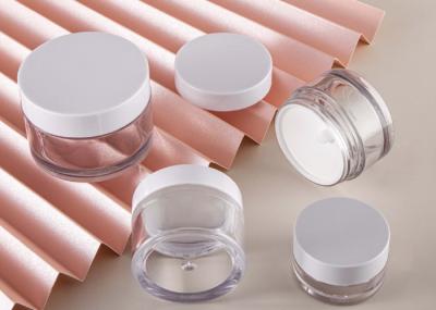 Plastic Clear Body Scrub Jar 100ml Cosmetic Packaging Containers Wide Mouth
