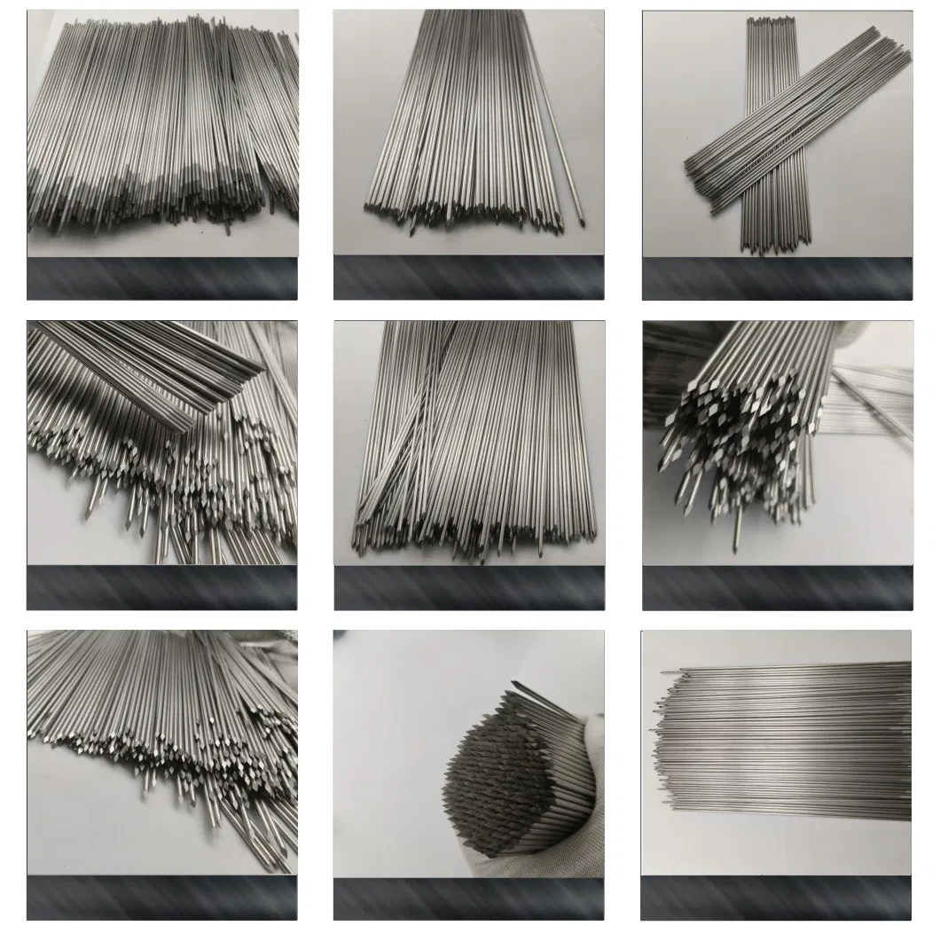 Blunt Three Edged Needle Threaded with Sandblasting Scale