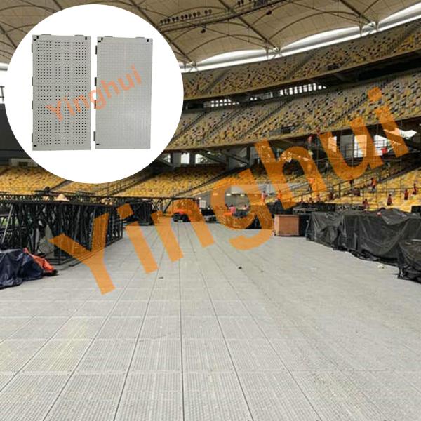 Temporary Turf Protection Flooring Heavy Duty Concert Plastic Event Flooring Anti Slip