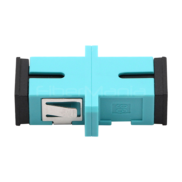 SC UPC To SC UPC OM3 Fiber Optic Adapters Multimode Simplex Plastic