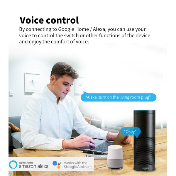 Compact Round ZigBee Smart Plug Devices Home Hub 53mm 100V