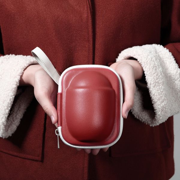 New Portable Travel Tea Cup Set Heat Resistant Borosilicate Glass Tea Pot Transparent Unbreakable Teapot With Gift Box Packing