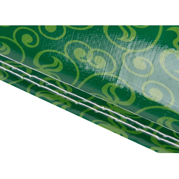 Colorful Costom Printed Bags Thread Sewing Bottom PP Woven Rice bags