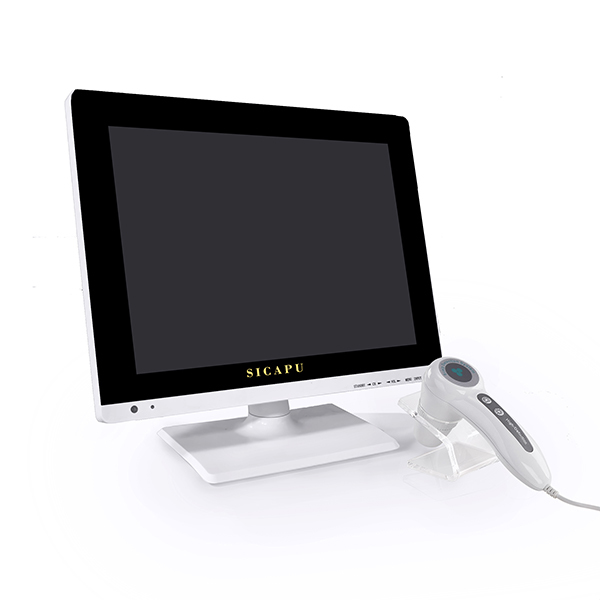 Máquina de Análisis Capilar con Tecnología Tri-Espectral para Análisis Integral de Epidermis, Dermis y Subcutis