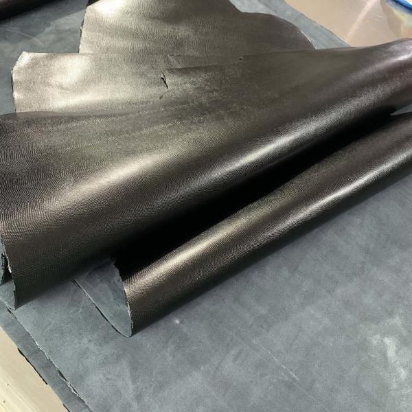 Bovine Leopard Print Leather Fabric 1mm-3mm Thickness  For Shoes Bags