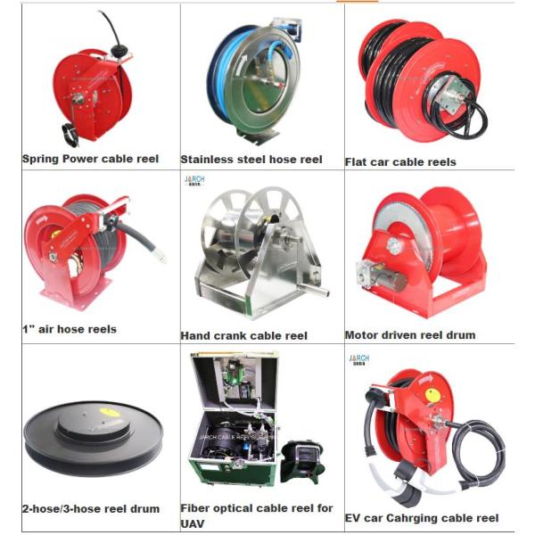 Retractable вьюрок кабеля статического зазмеления зарывая закрытый на тележки танка 15m 30m
