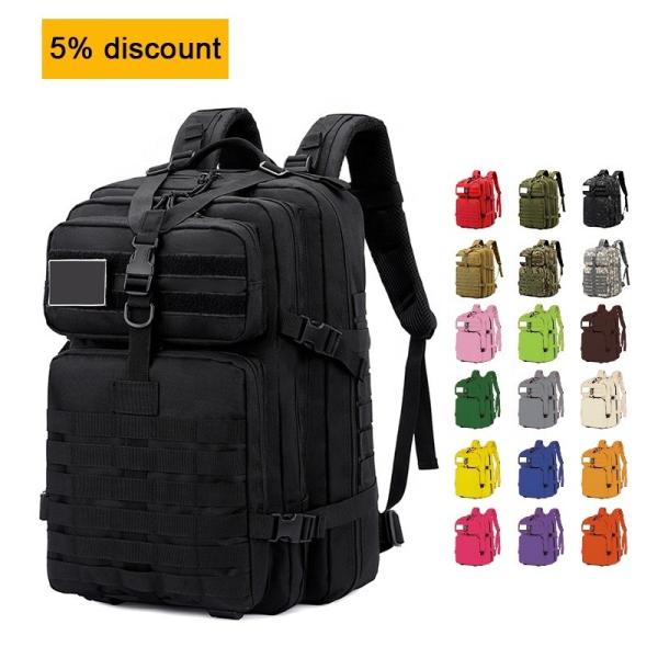 Sac à dos tactique imperméable à l' eau pour l' extérieur 45L Sac à dos Oxford pour la randonnée en montagne