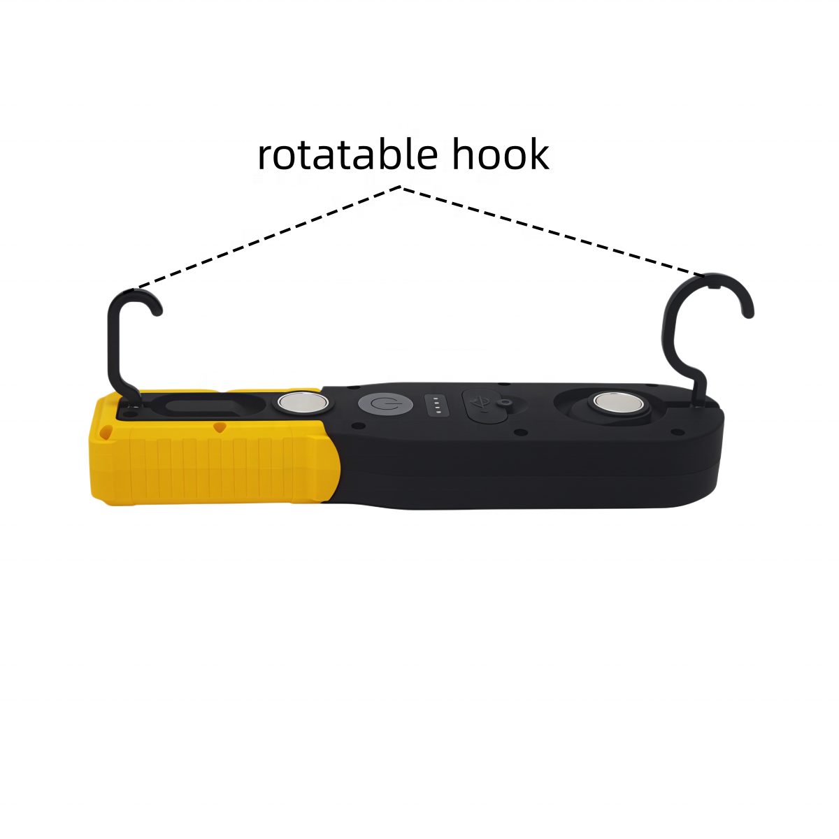 Ultra Bright Strong Magnetic Flashlight Rechargeable Long-lasting Outdoor Household Multi-function Strong Light Repair Work Lamp