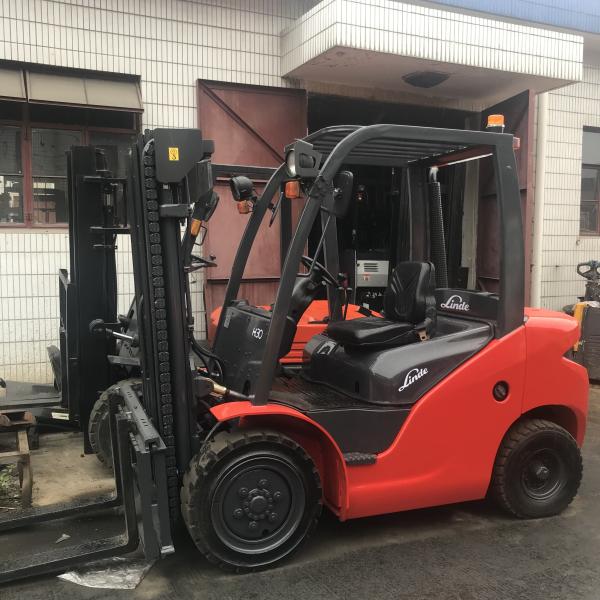 Used Linde 30 3Tons Diesel Forklift Original Germany Linde Lifting Machine Linde Brand Imported