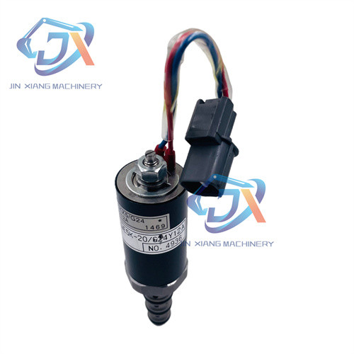 STAR ZEBRA Excavator Hydraulic Solenoid Valve YN35V00005F2 Solenoid Valve For Kobelco SK200-2 SK200-5 KWE5K-20 G24Y12A