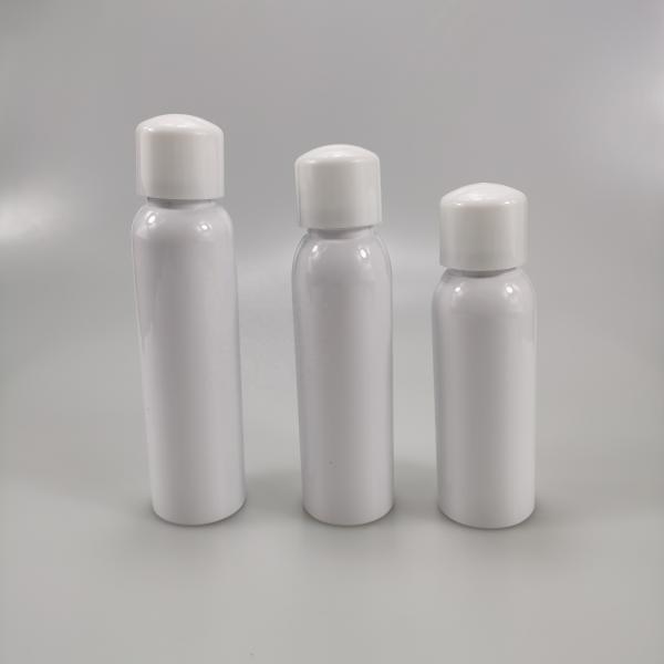 PET Collar 100ml 120ml 150ml 180ml 200ml White Sunscreen Spray Bottle for Toner
