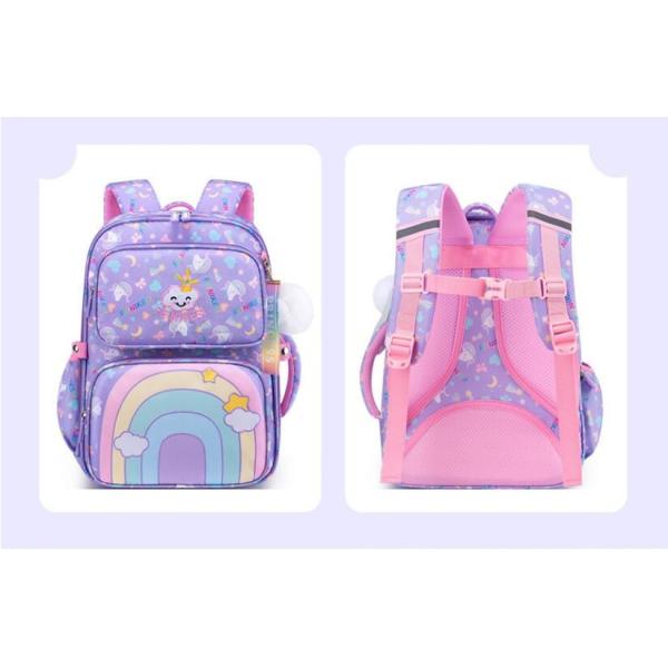 Elementary School Backpack Rainbow Unicorn Cute Cartoon Student Backpack