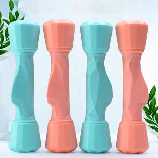 Свет TPE - голубой гантели гантели 1.1kg неопрена фитнеса неопрен покрытые