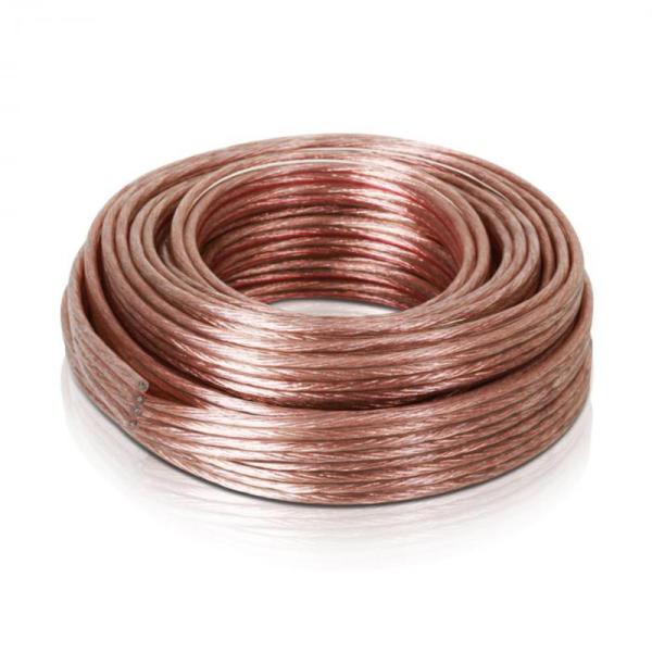 100M 16 AWG Shielded Speaker Cable 2 Conductor Flexible Pure Copper Polarized Wire Stranded