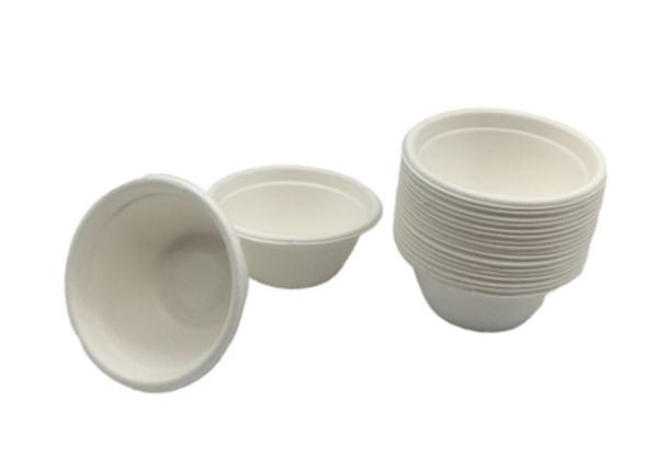 Leve embora copos do bagaço da cana-de-açúcar de 60ml 2oz
