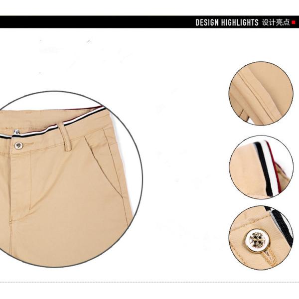 Men's Four Seasons Stretch Casual Pants with Slim Straight Design and Light Wash