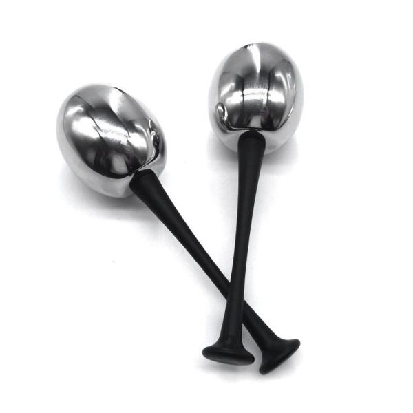 Customized Logo Availabled Stainless Steel Ice Face Globes for Women Face Eyes Beauty Cryo Sticks Roller Gua Sha Freeze Tools