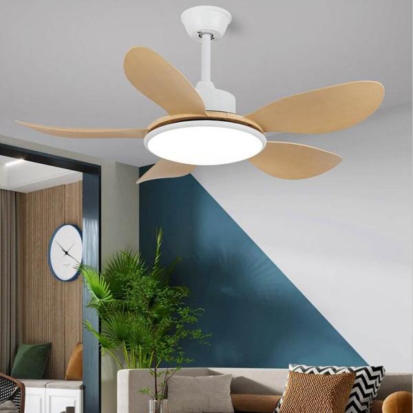 110V-240V ventilateur rétro avec lumière, ventilateur moderne avec télécommande