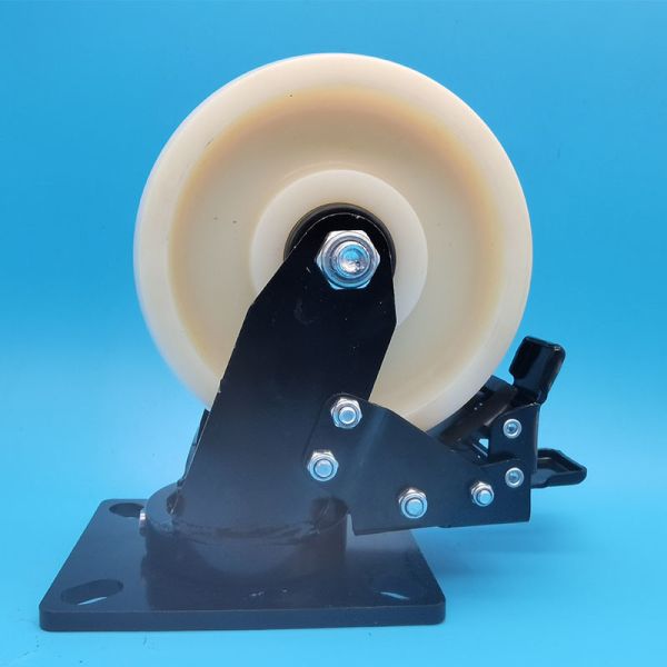 Loading Trolley Wheels Heat Resistant Caster Wheels 150–250°C Lockable Rigid Swivel Production Lines