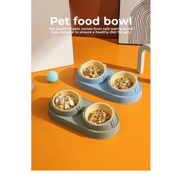 Настраиваемая керамическая миска для кормления домашних животных с материалом из нержавеющей стали