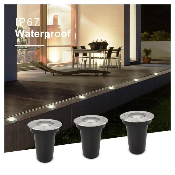 6W LED exterior luz subterrânea IP67 12V DC baixa tensão luz subterrânea