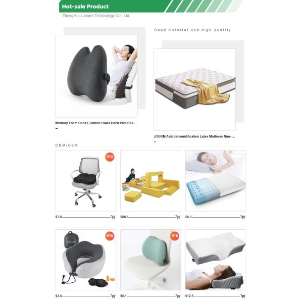 Customized Color Healthy Back Support Cushion for Extra Dense Memory Foam Lumbar Support