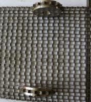 Corrente de aço inoxidável industrial Mesh For Assembly Line da correia transportadora de fio liso
