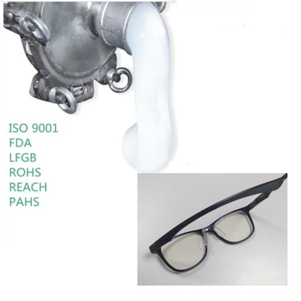50 Shore A Transparent LSR Silicone Rubber for Glass Nose Pads