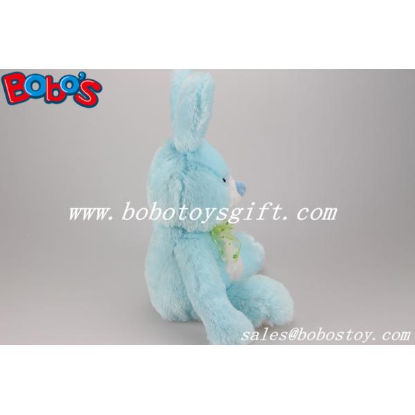 Blue Bunny Stuffed Animal With Long Arm And Big Feet