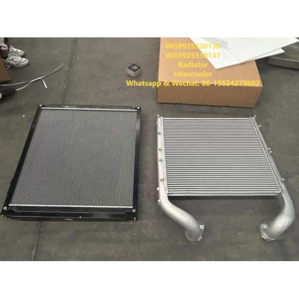 Радиатор 712W06100-0005 HOWO Части для грузовиков Интеркулер WG9925530136 WG9925530137 Водяной бак