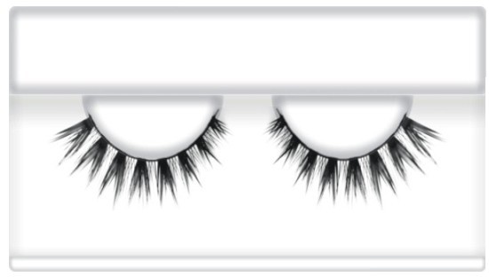 10 paires de doux naturel fait main courbe le noir permanent de cils faux