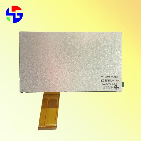 RGB Interface 60PIN 8 Inch Tft Display TN 6 0'Clock LCD TFT 800x480 Display