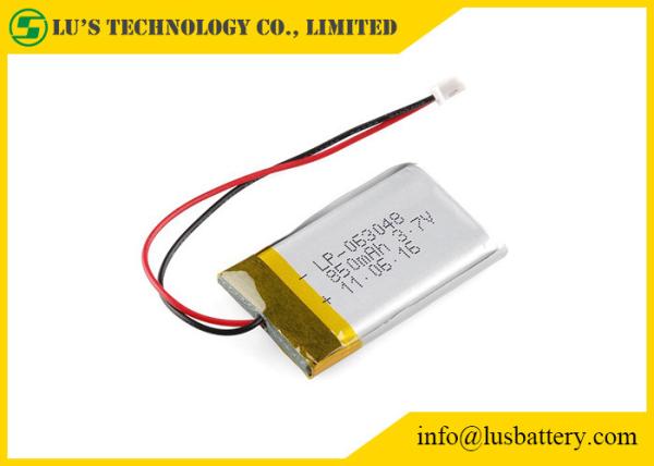 ワイヤーとのPCM LP063048のリチウム イオン充電電池850mah 3.7V