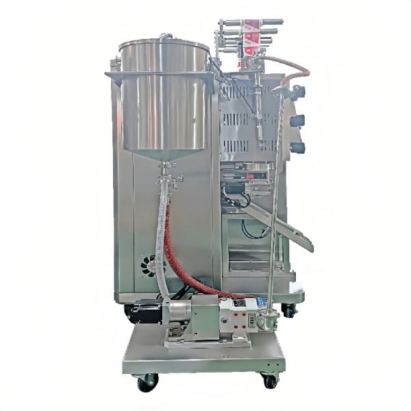 CE Certified Sauce Packing Machine High Speed Continuous Filling And Packaging Machine