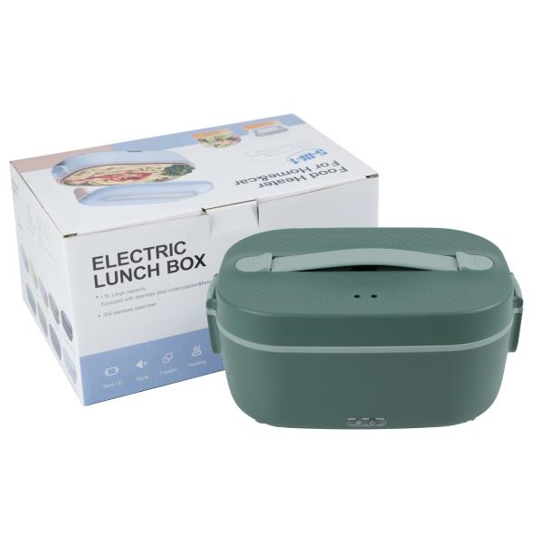 1.5 litros Caja de almuerzo eléctrico calentador de alimentos 100W resistente a fugas portable Contenedor de almuerzo caliente para oficina, coche, camión, camping