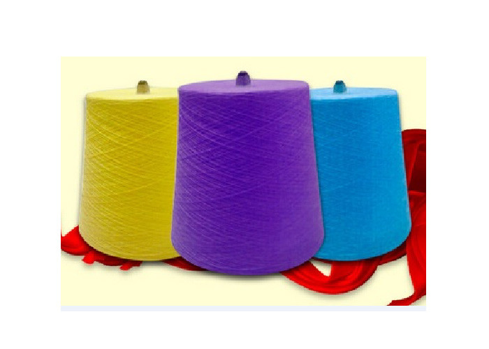 Dope Dyed 60s / 2 Cotton Knitting Yarn , Recyled Cotton Weaving Yarn Eco - Friendly