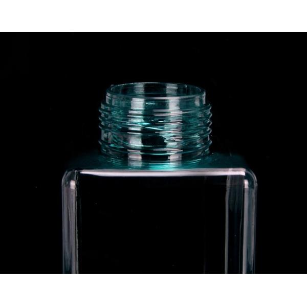 450ml Square PET Screen Printing Empty Bottle for Cosmetic Packaging Liquid Soap