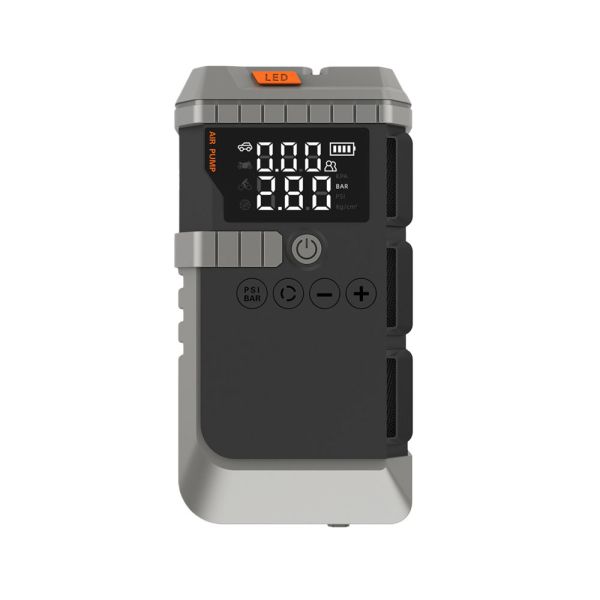 Portable Battery 8000mAh Jump Starter With Air Compressor Type C Charging LED Display Car Battery Jump Box