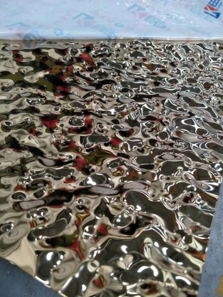 Stainless Steel Mirror Corrugated Plate Ceiling 20mm Thickness waterproof