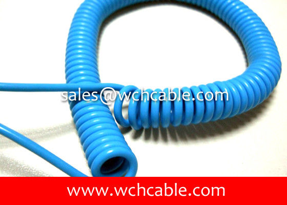 UL21929 High Temperature Resistant TPU Sheath Spring Cable 105C 1000V