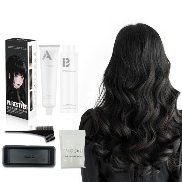 Home Hair Color Kit White Hair Coverage Cream Developer Permanent Hair Dye OEM Available Hair Color Manufacturer