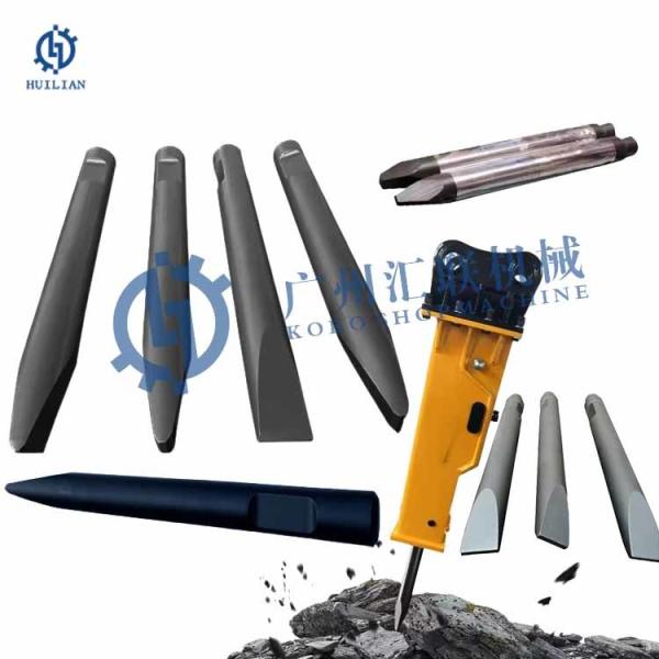 Pega-choques hidráulicos Jack Hammer Chisel para F1 F2 F3 F4 F5 F6 F9 F9 F12 F19 F22 F20 F27 F35 F30 F45 F70 F100 Pega-choques de concreto
