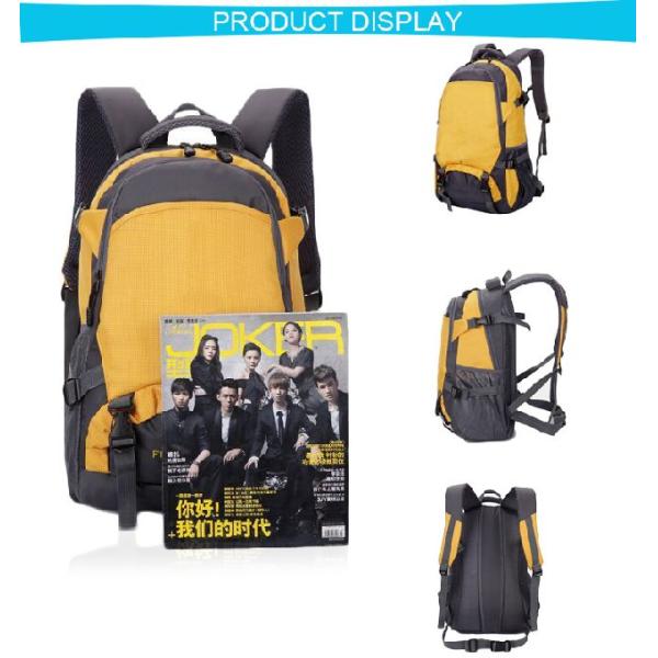 Famous Brand Trail Hiking Backpack A Spacious Main Compartment With Zipper Closure